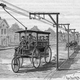The “electrically propelled carriage”, scanned from the July 27, 1889 issue of Scientific American magazine